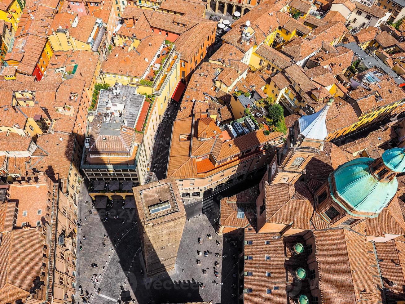 HDR Aerial view of Bologna photo