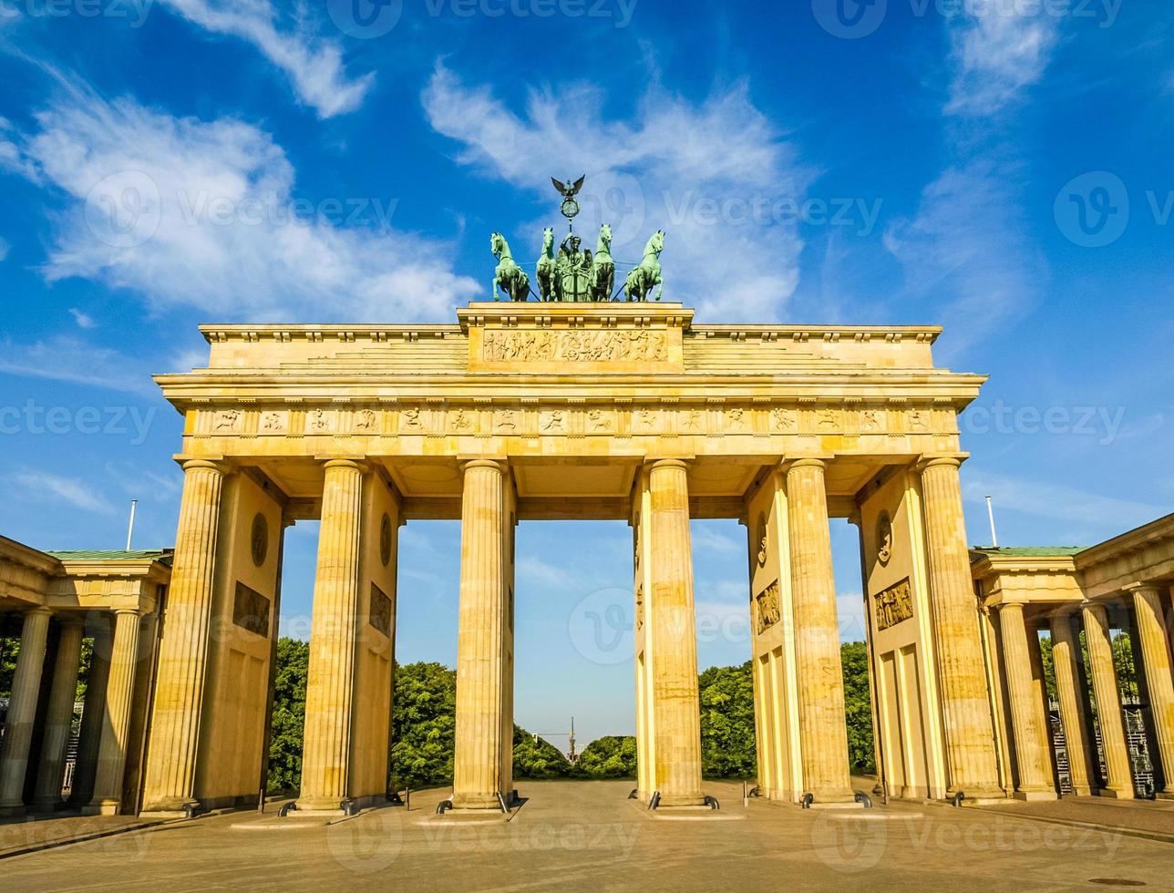 HDR Brandenburger Tor Berlin photo