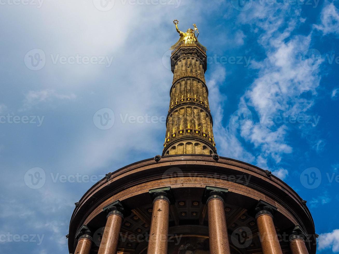 estatua del ángel hdr en berlín foto