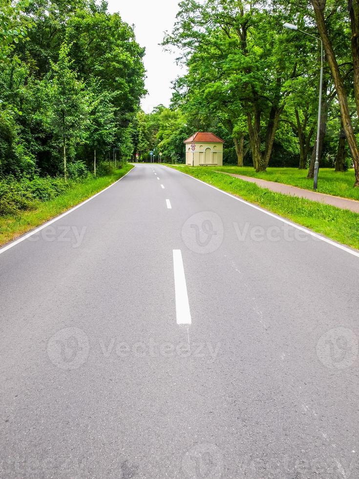 HDR Street in Dessau, Germany photo