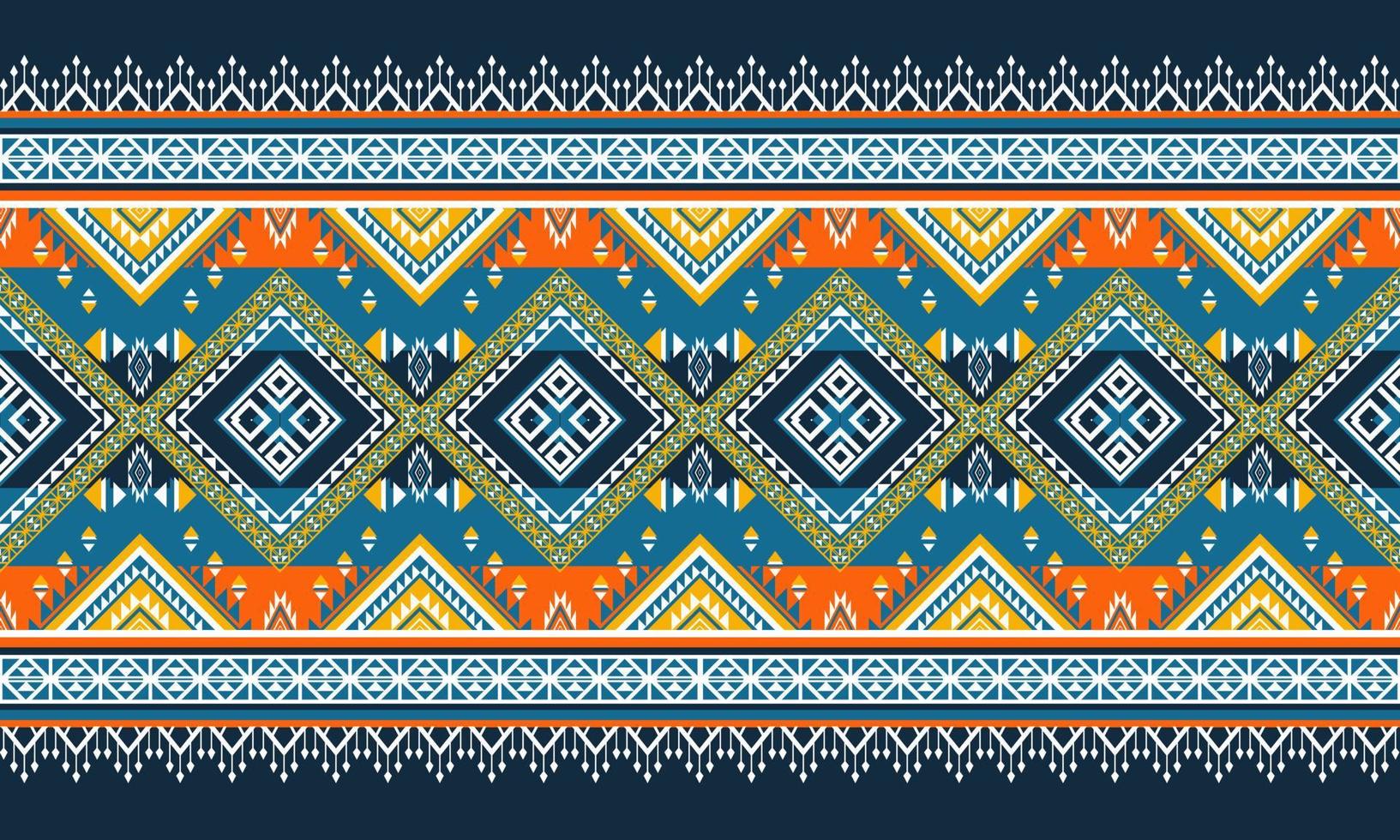 patrón de chevron ikat étnico abstracto vector