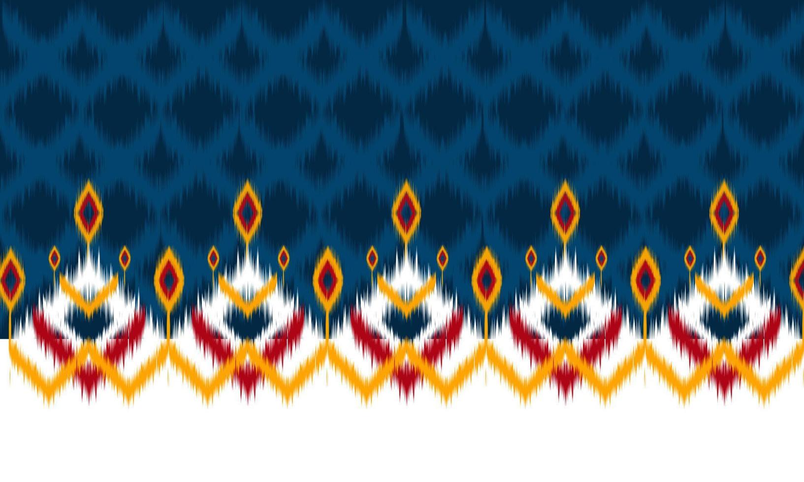 diseño tradicional de patrón oriental étnico geométrico para fondo, alfombra, papel tapiz, ropa, envoltura, batik, tela, estilo de bordado de ilustración vectorial. vector