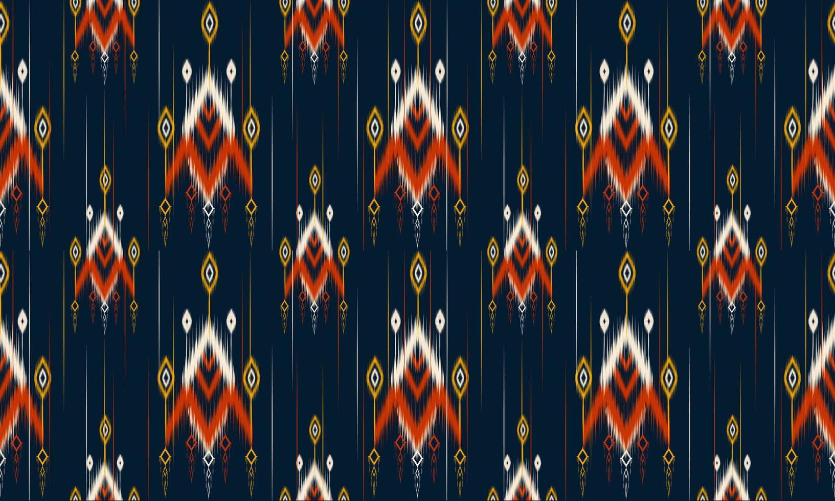Geometric ethnic oriental pattern traditional Design for background,carpet,wallpaper,clothing,wrapping,Batik,fabric,Vector illustration.embroidery style. vector