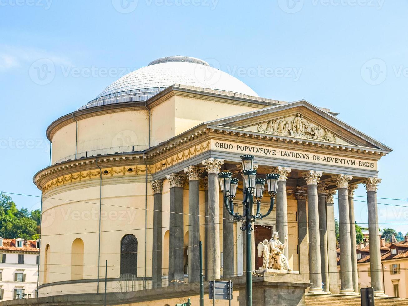 HDR Gran Madre church, Turin photo