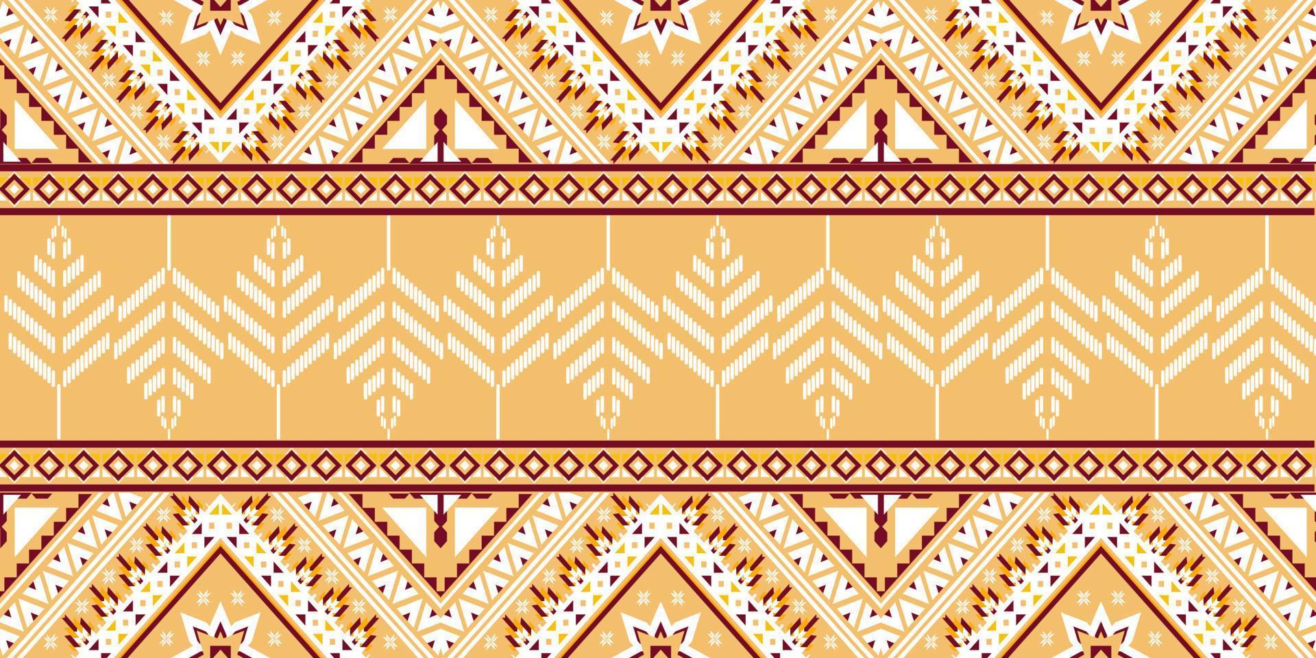 Abstract ethnic ikat chevron pattern vector