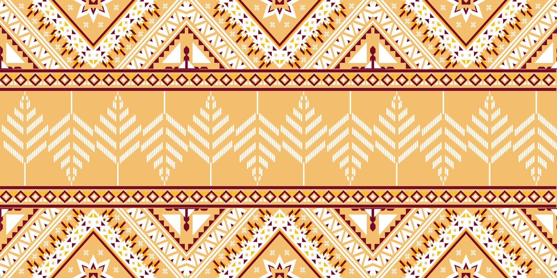 Abstract ethnic ikat chevron pattern vector