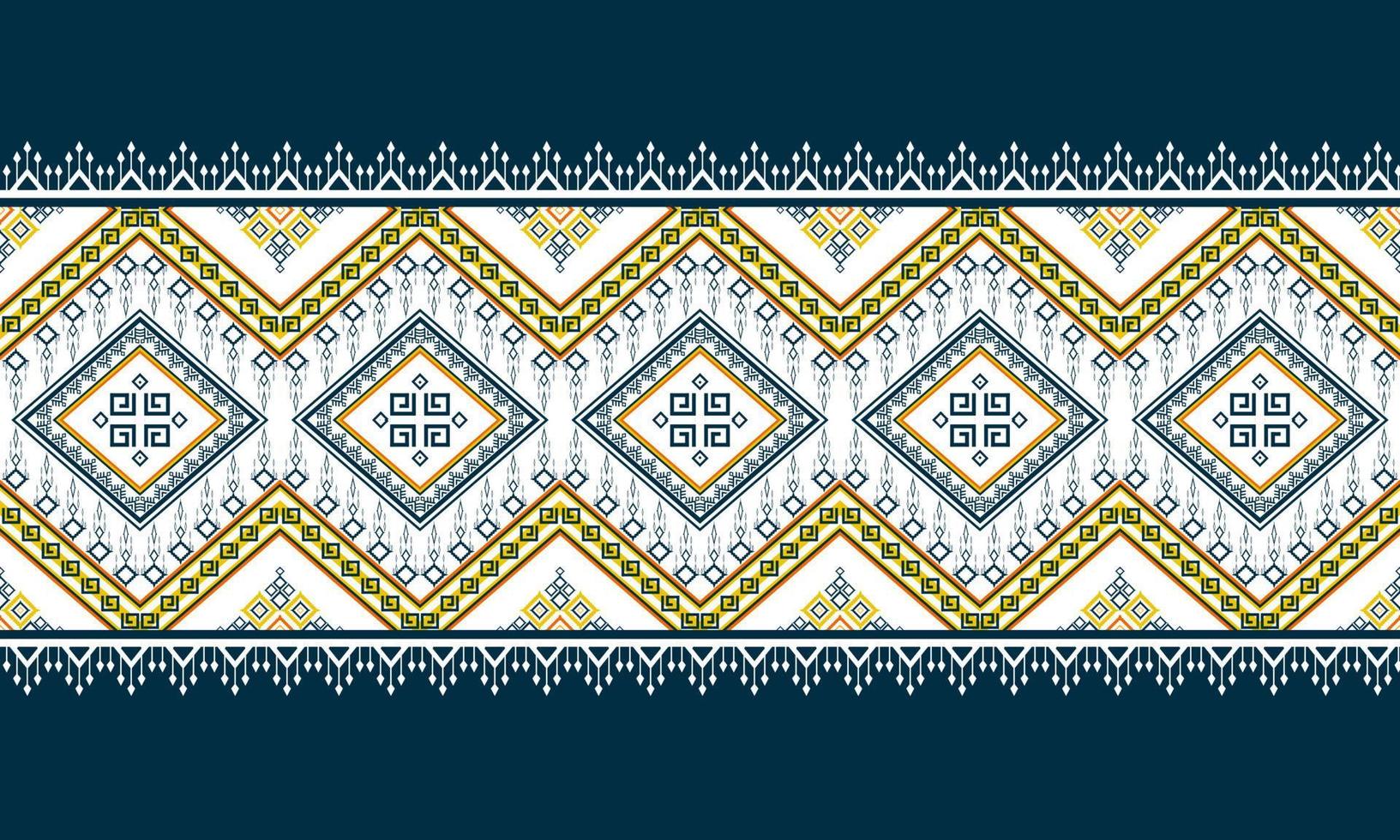 Abstract ethnic ikat chevron pattern vector