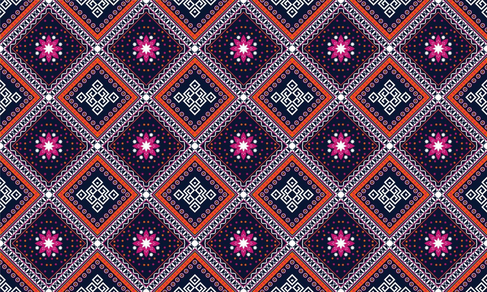 Abstract ethnic ikat chevron pattern vector