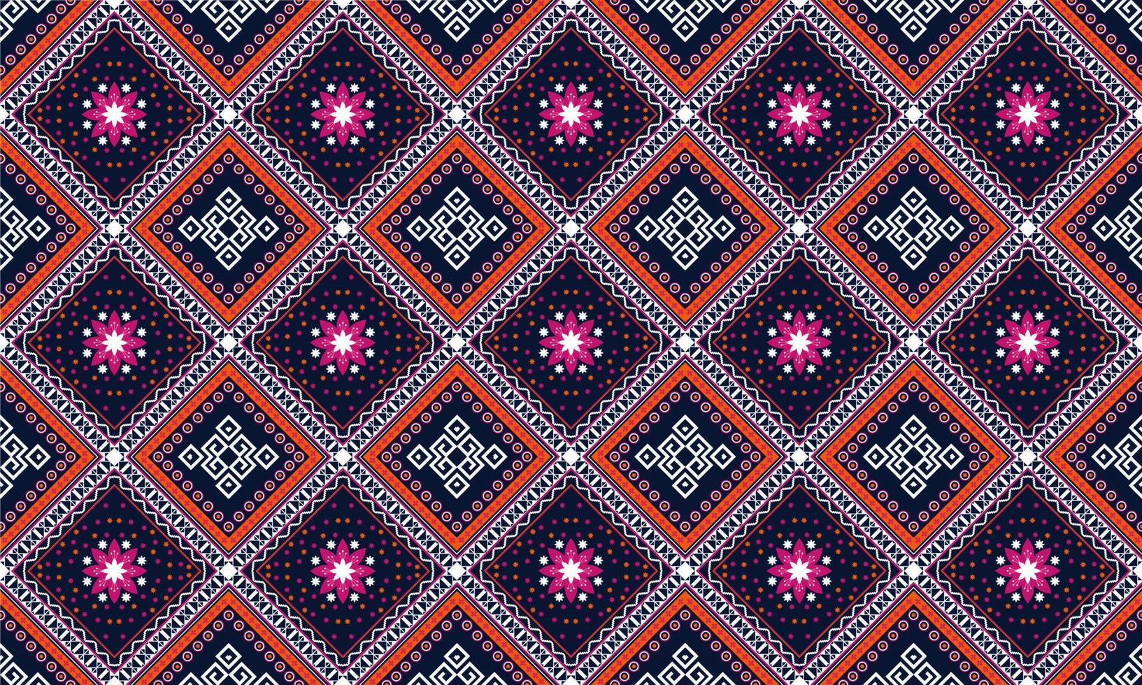 patrón de chevron ikat étnico abstracto vector