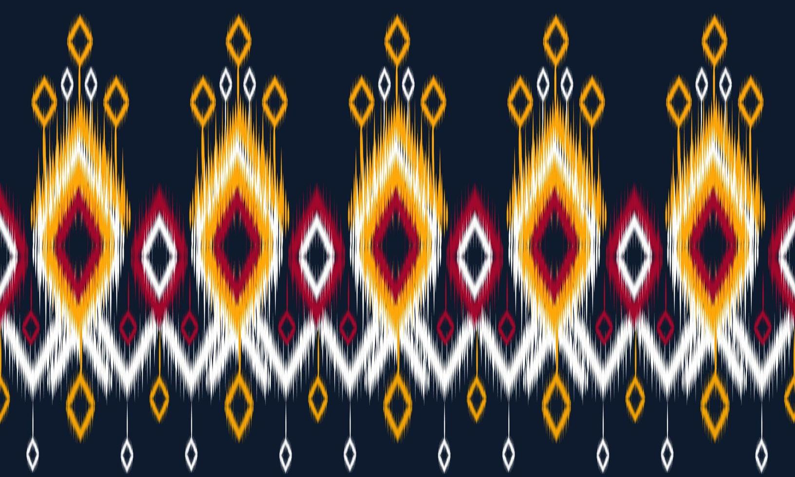 Geometric ethnic oriental pattern traditional Design for background,carpet,wallpaper,clothing,wrapping,Batik,fabric,Vector illustration.embroidery style. vector