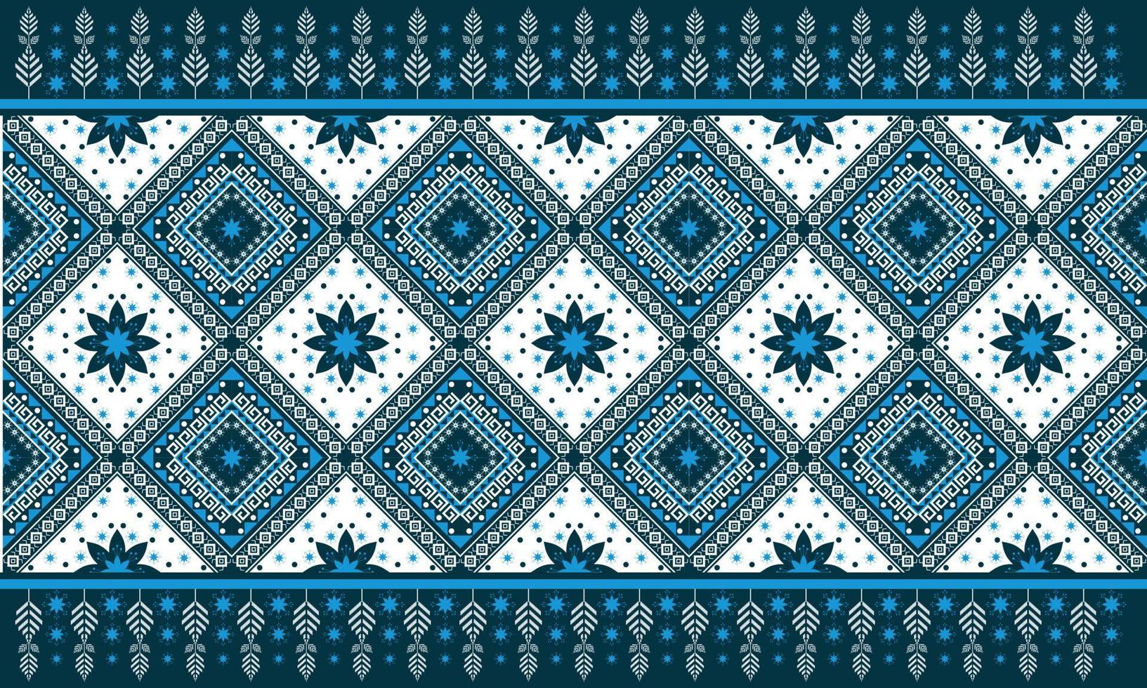 Abstract ethnic ikat chevron pattern vector