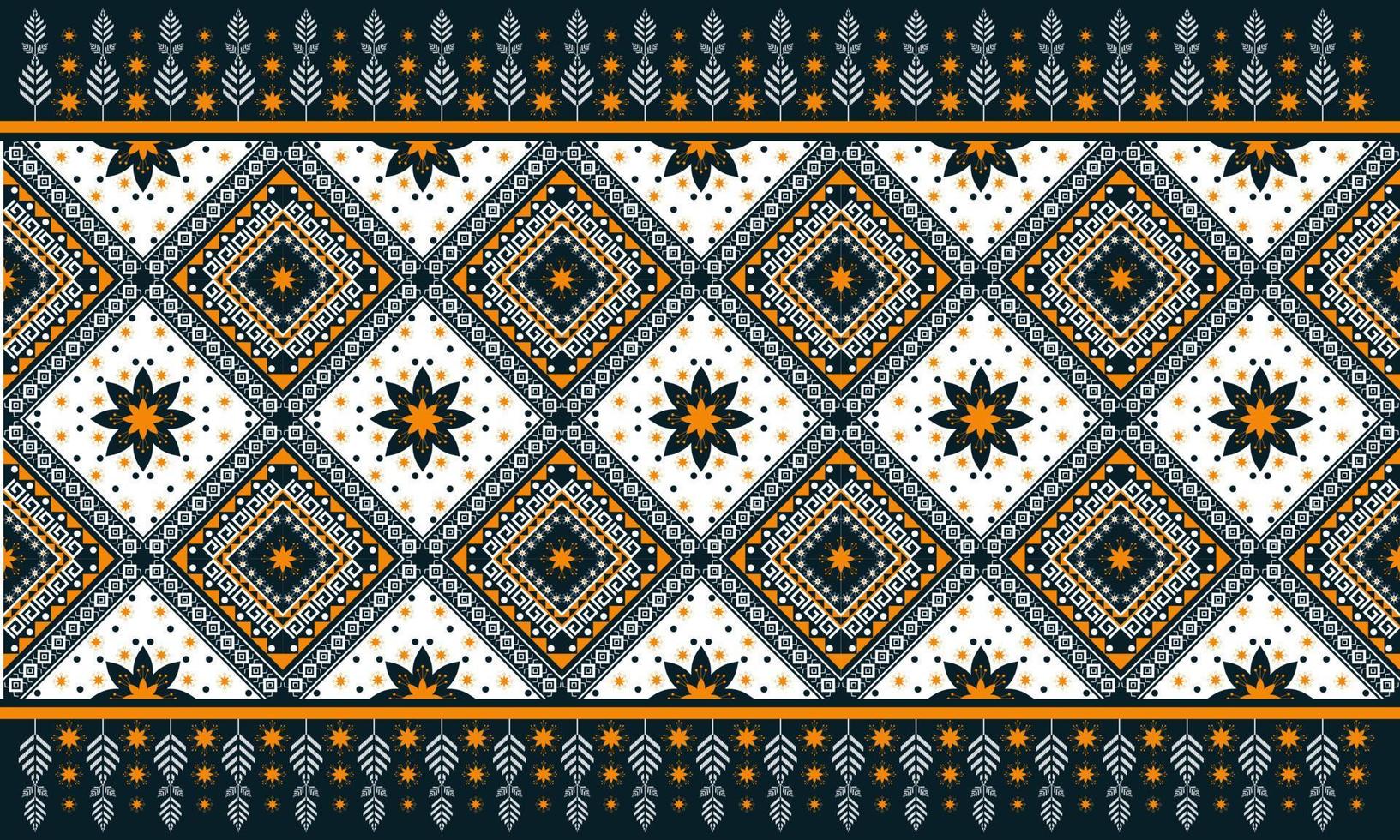 patrón de chevron ikat étnico abstracto vector