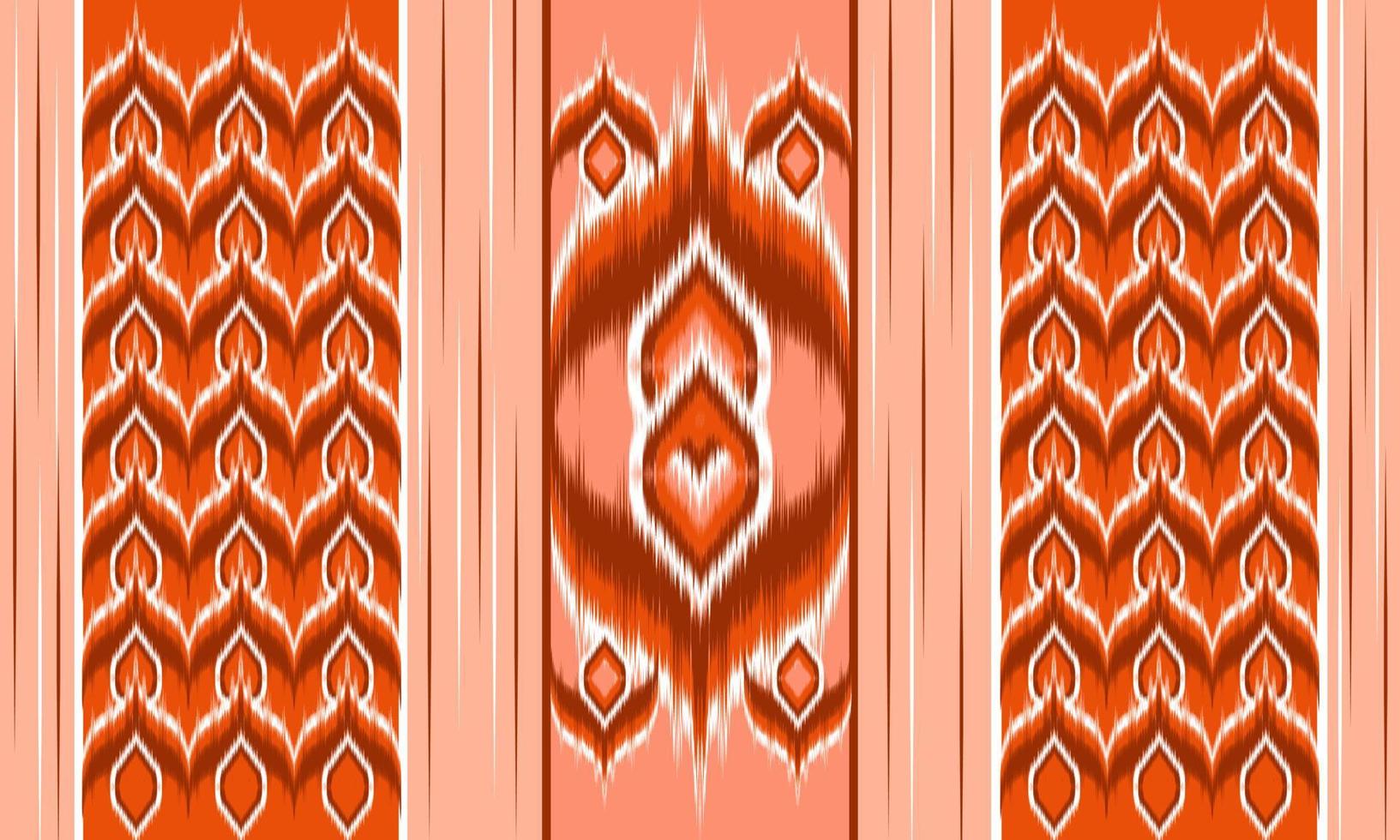 diseño tradicional de patrón oriental étnico geométrico para fondo, alfombra, papel tapiz, ropa, envoltura, batik, tela, estilo de bordado de ilustración vectorial. vector