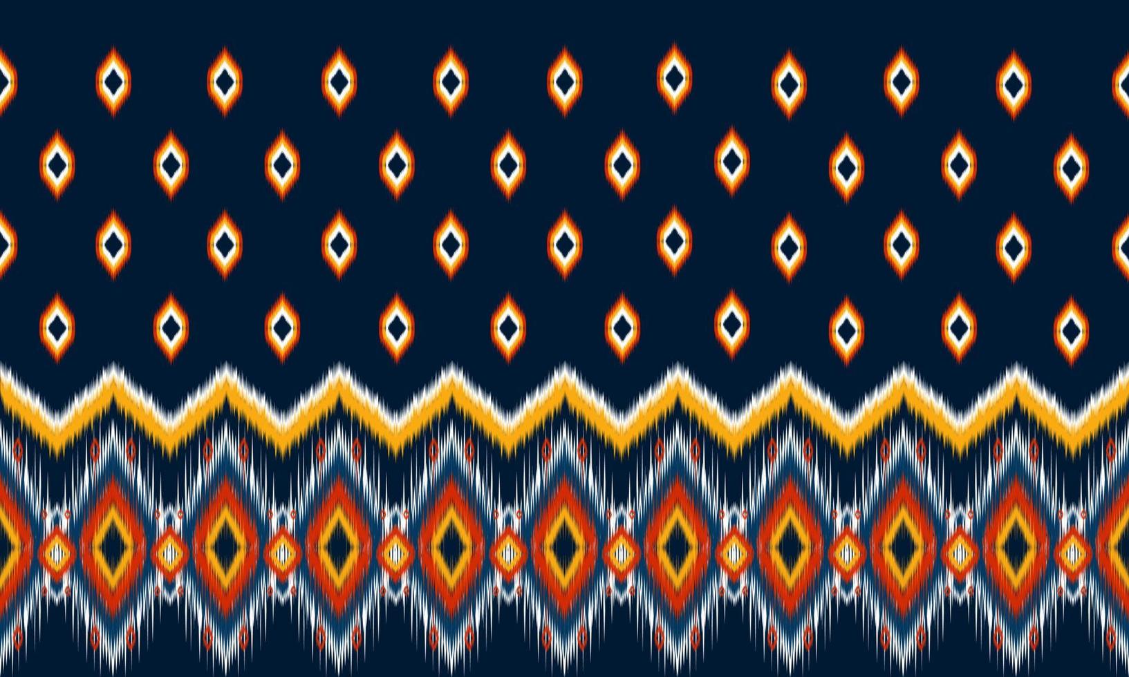 Geometric ethnic oriental pattern traditional Design for background,carpet,wallpaper,clothing,wrapping,Batik,fabric,Vector illustration.embroidery style. vector