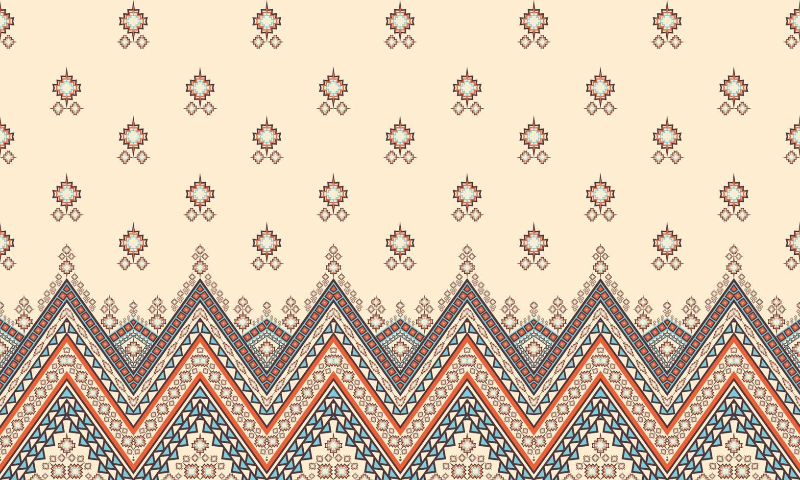 Abstract ethnic ikat chevron pattern background. ,carpet,wallpaper,clothing,wrapping,Batik,fabric,Vector illustration.embroidery style. vector