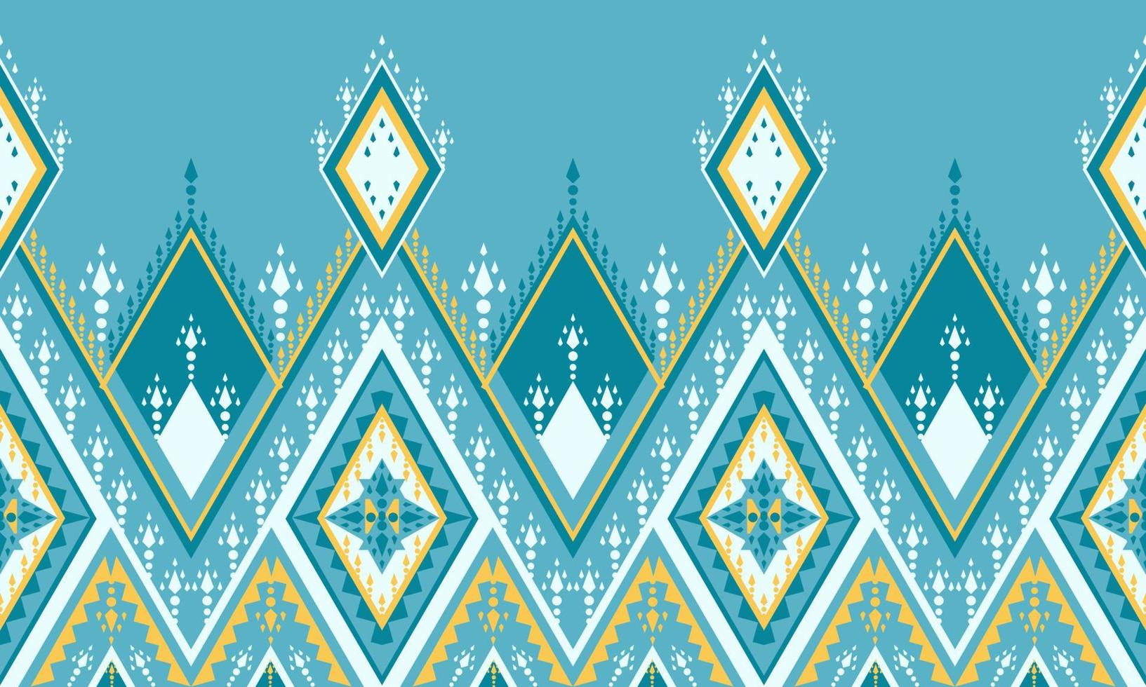 Geometric ethnic oriental pattern traditional Design for background,carpet,wallpaper,clothing,wrapping,Batik,fabric,Vector illustration.embroidery style. vector