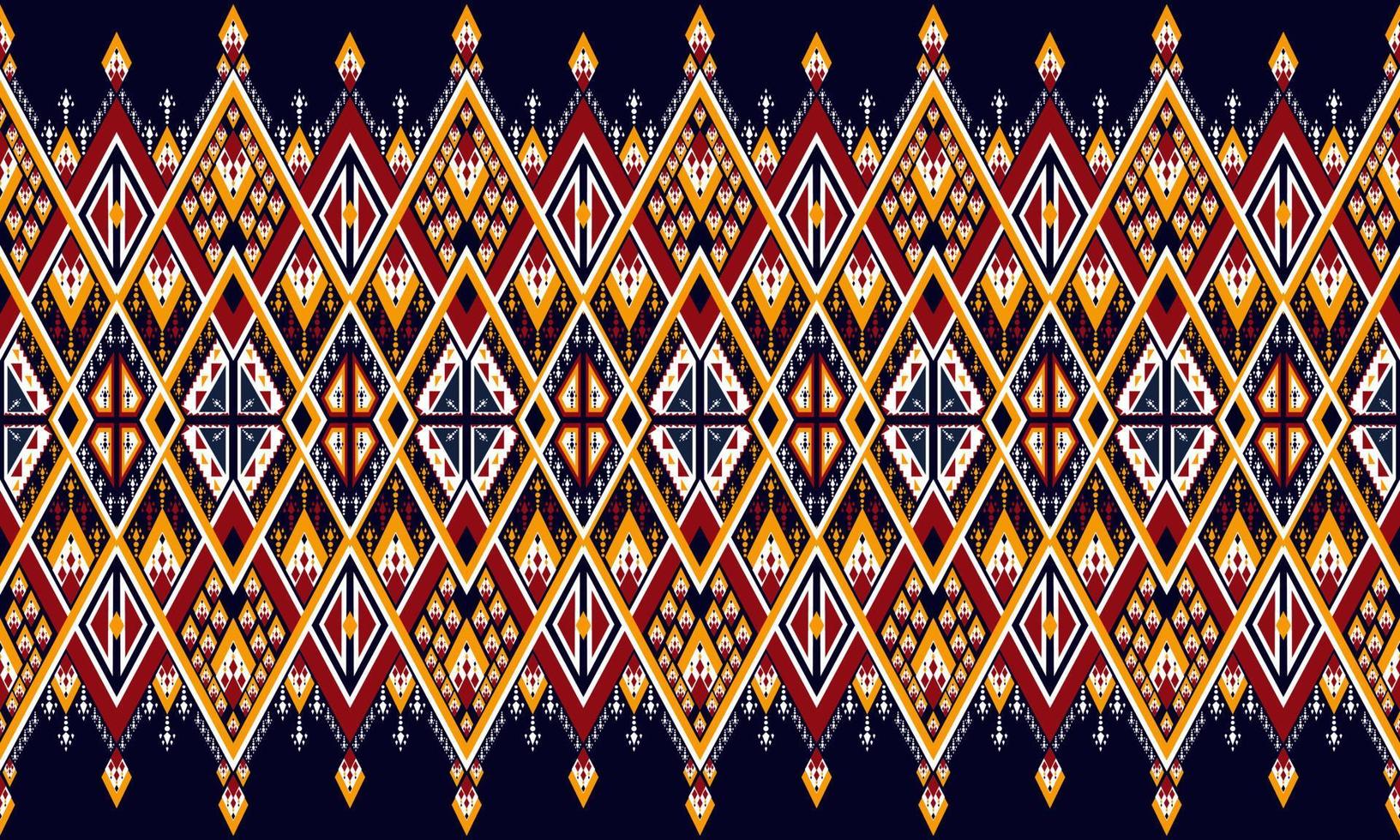 Abstract ethnic ikat chevron pattern background. ,carpet,wallpaper,clothing,wrapping,Batik,fabric,Vector illustration.embroidery style. vector