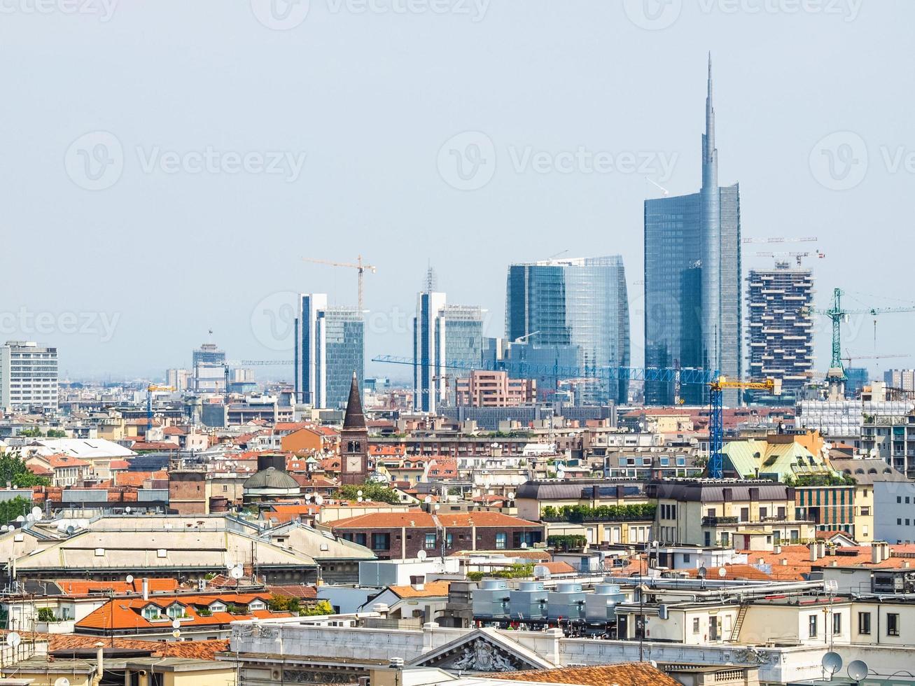 HDR View of Milan photo