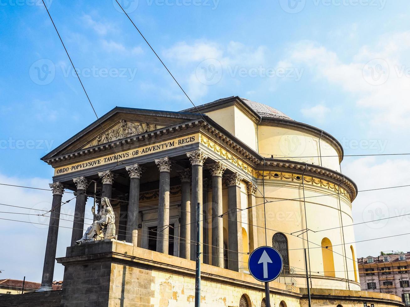 HDR Gran Madre church in Turin photo