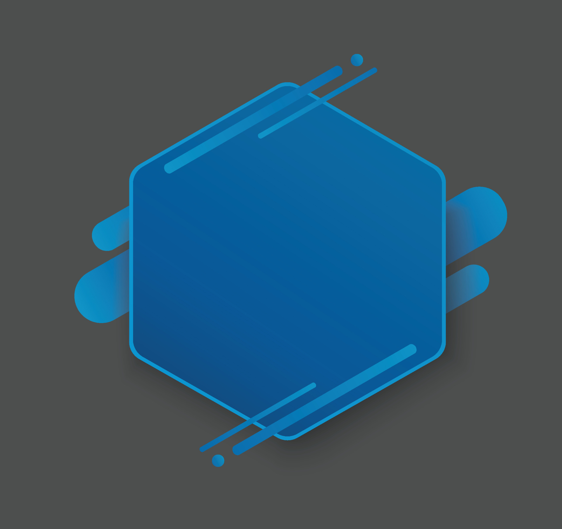blue hexagon background template vector 7197815 Vector Art at Vecteezy