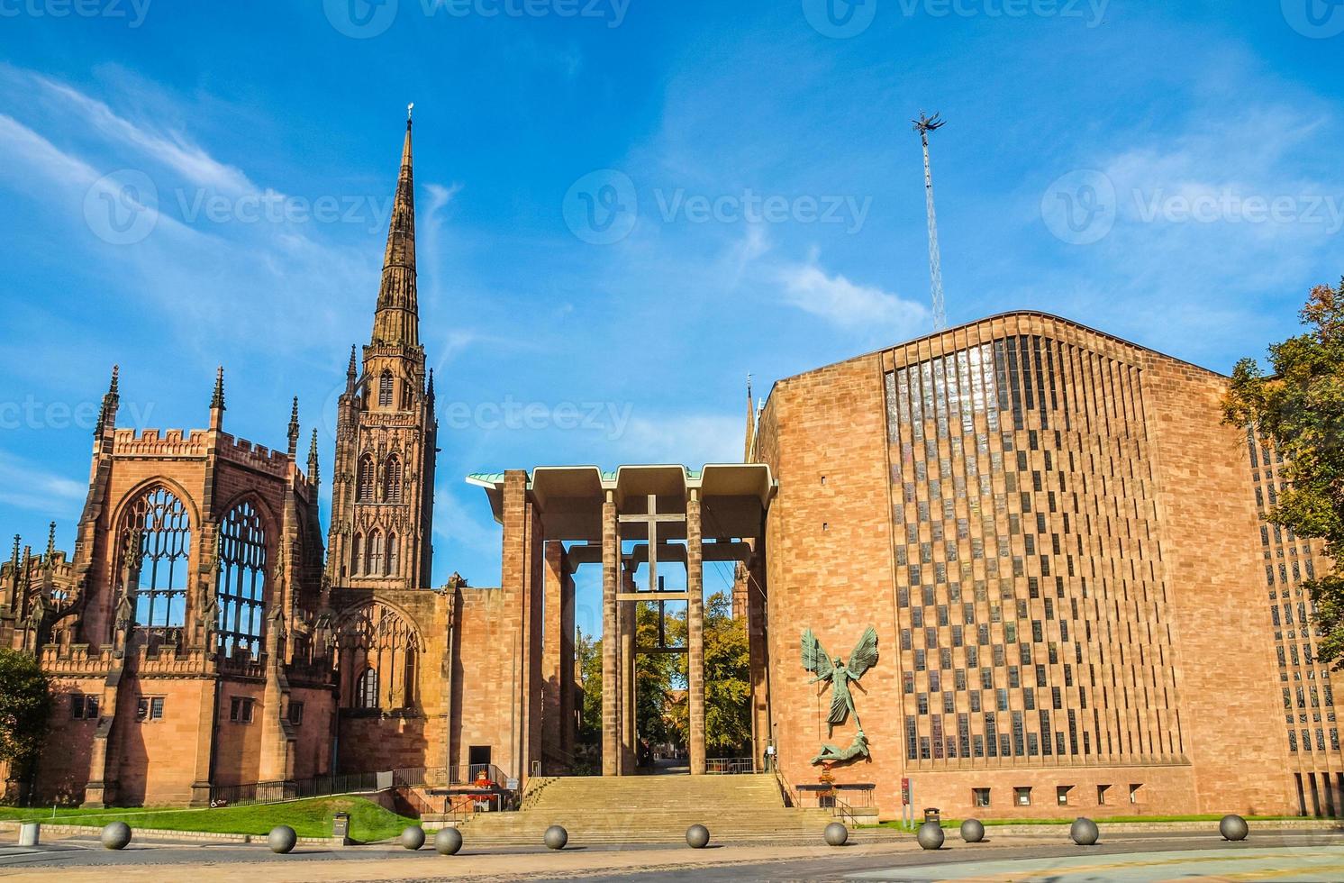 hdr catedral de san miguel, coventry foto