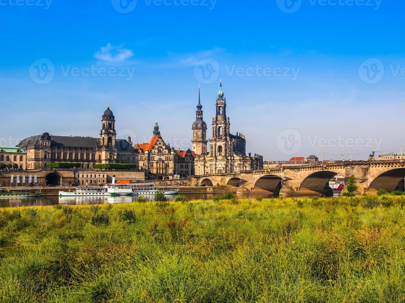 hdr hofkirche en dresde foto