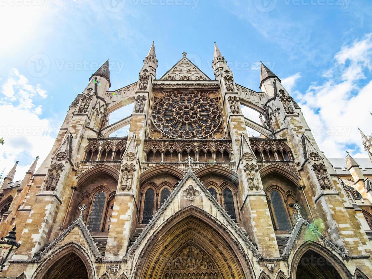 HDR Westminster Abbey church in London photo