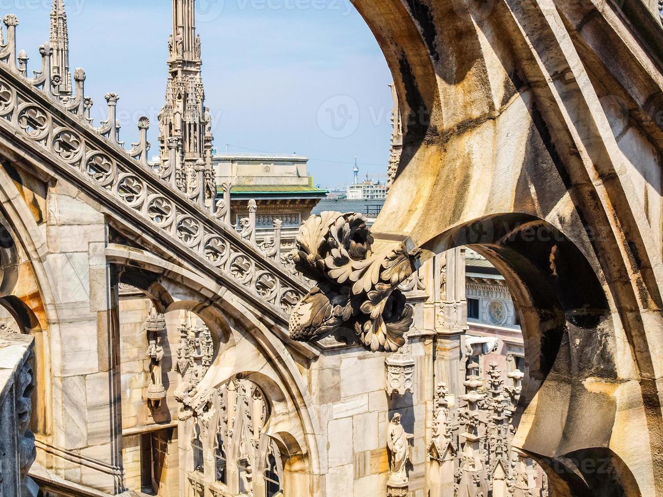 hdr duomo di milano catedral de milán foto