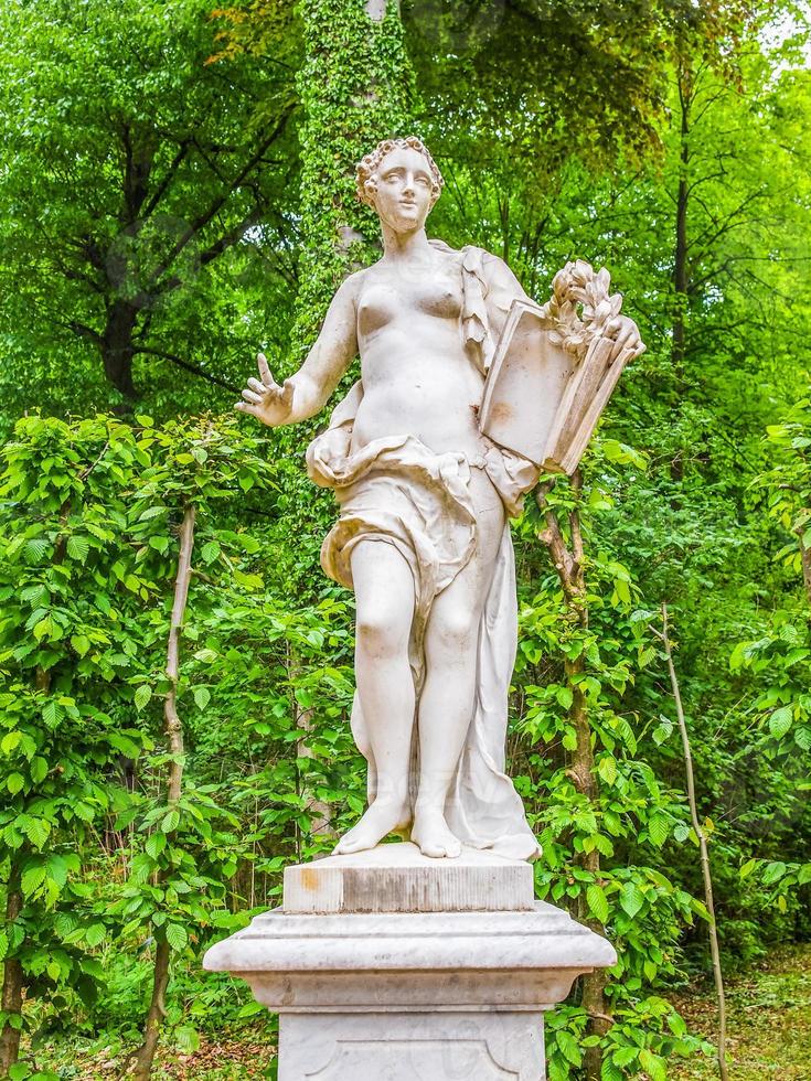 HDR Statue in Park Sanssouci Potsdam photo