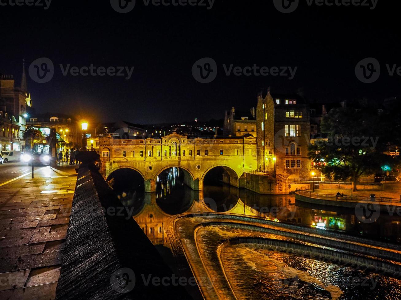 hdr puente pulteney en baño foto