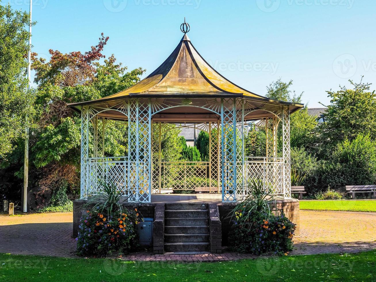 HDR Bandstand in Chepstow photo