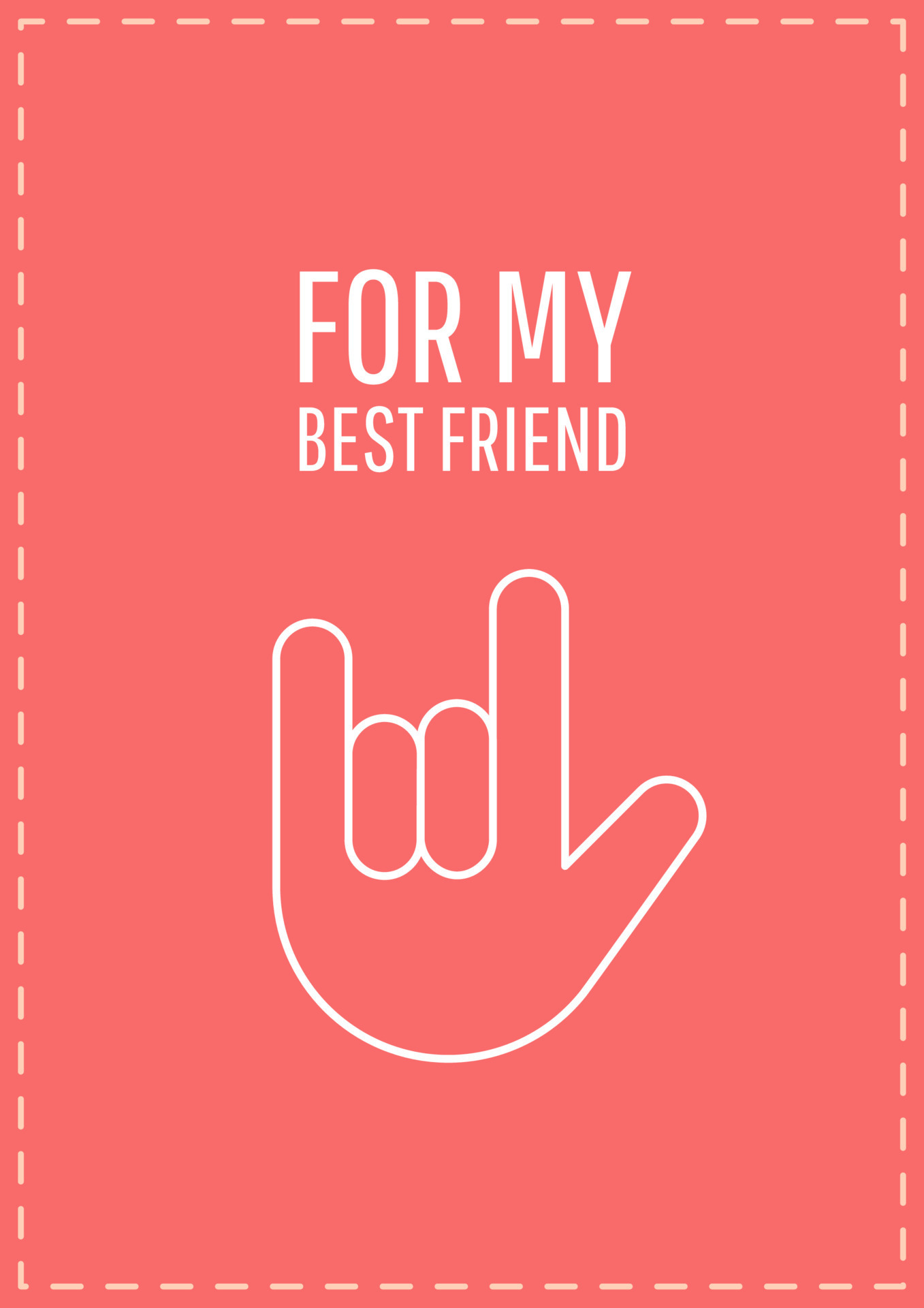 how to sign a card for a friend