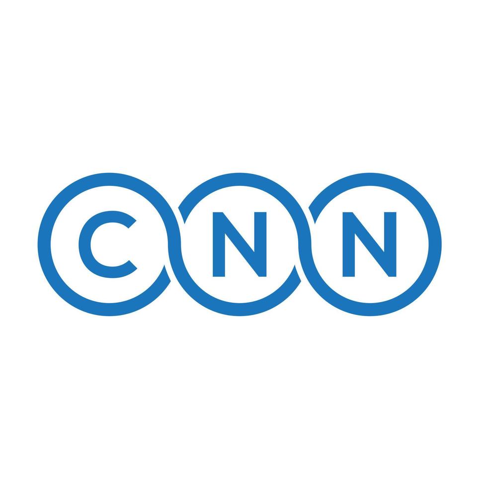 CNN letter logo design on white background. CNN creative initials letter logo concept. CNN letter design. vector
