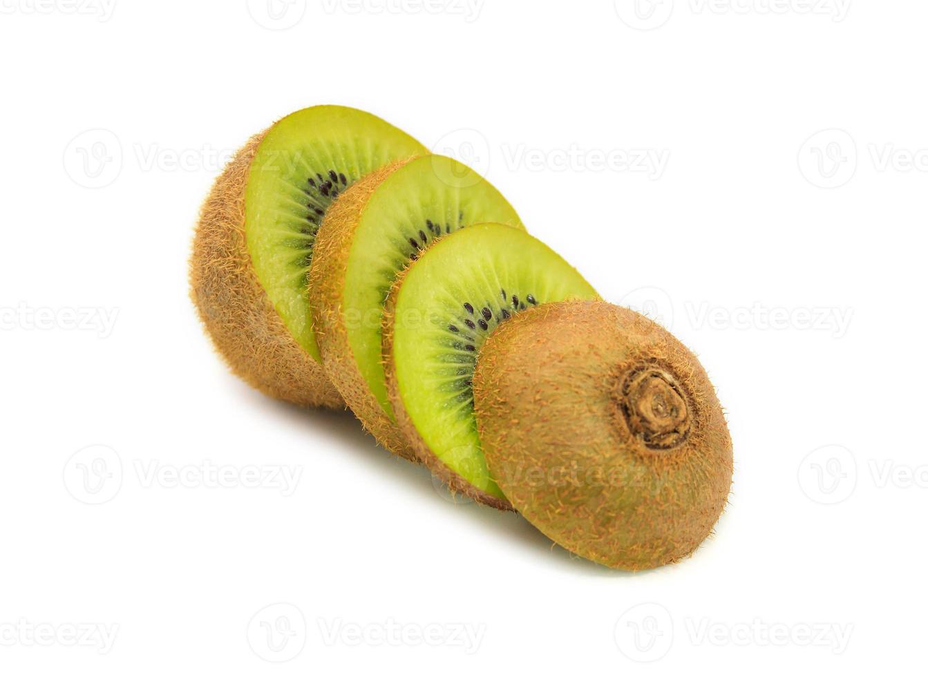 kiwi aislado en un fondo blanco foto