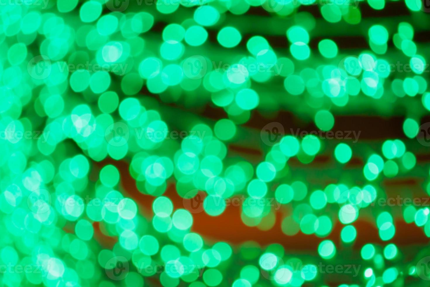fondo de luces verdes desenfocado foto
