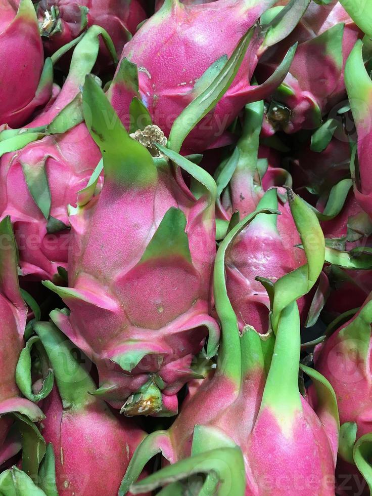 Dragon fruit in the market photo