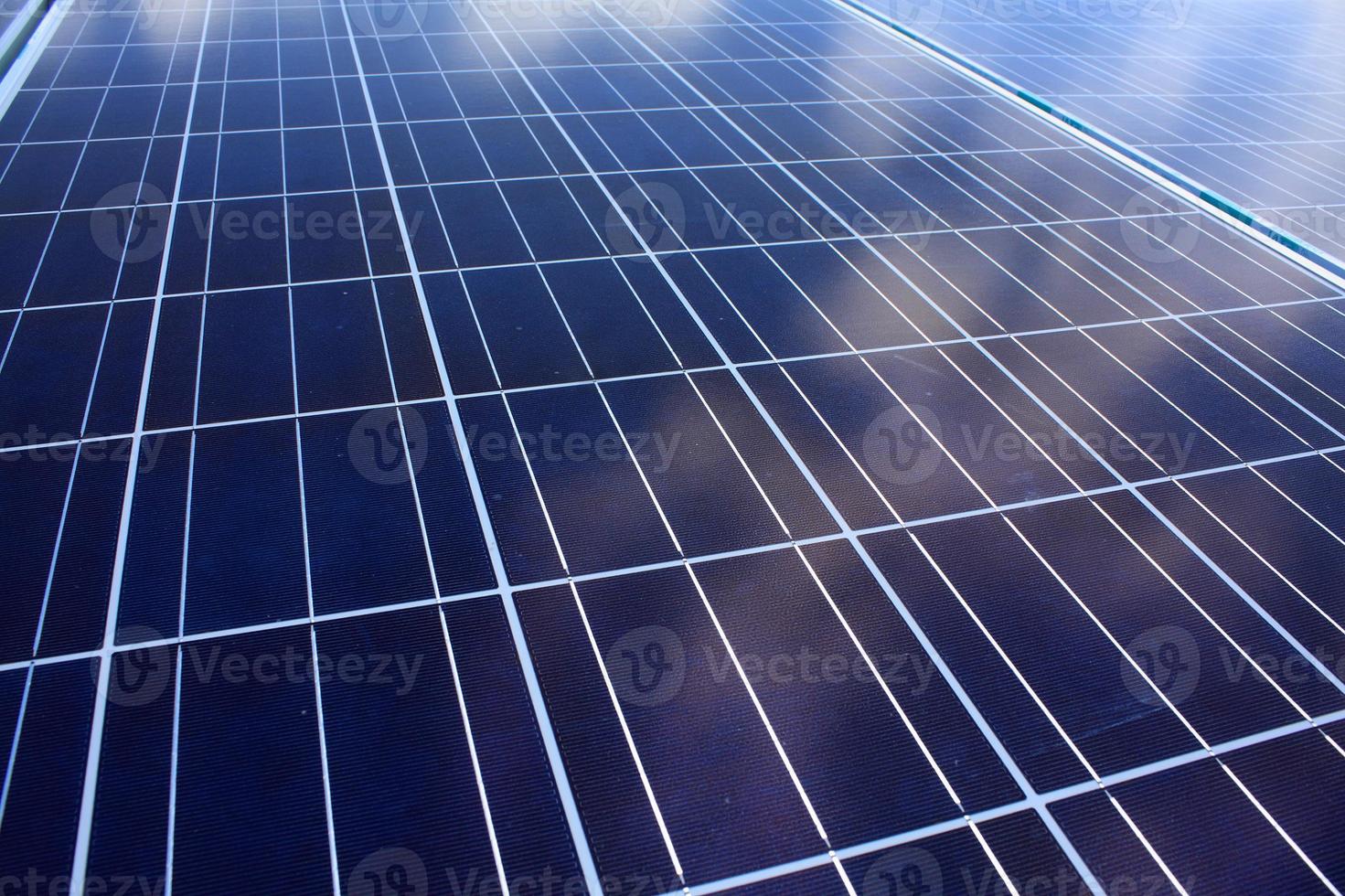 Closeup Solar Panels photo