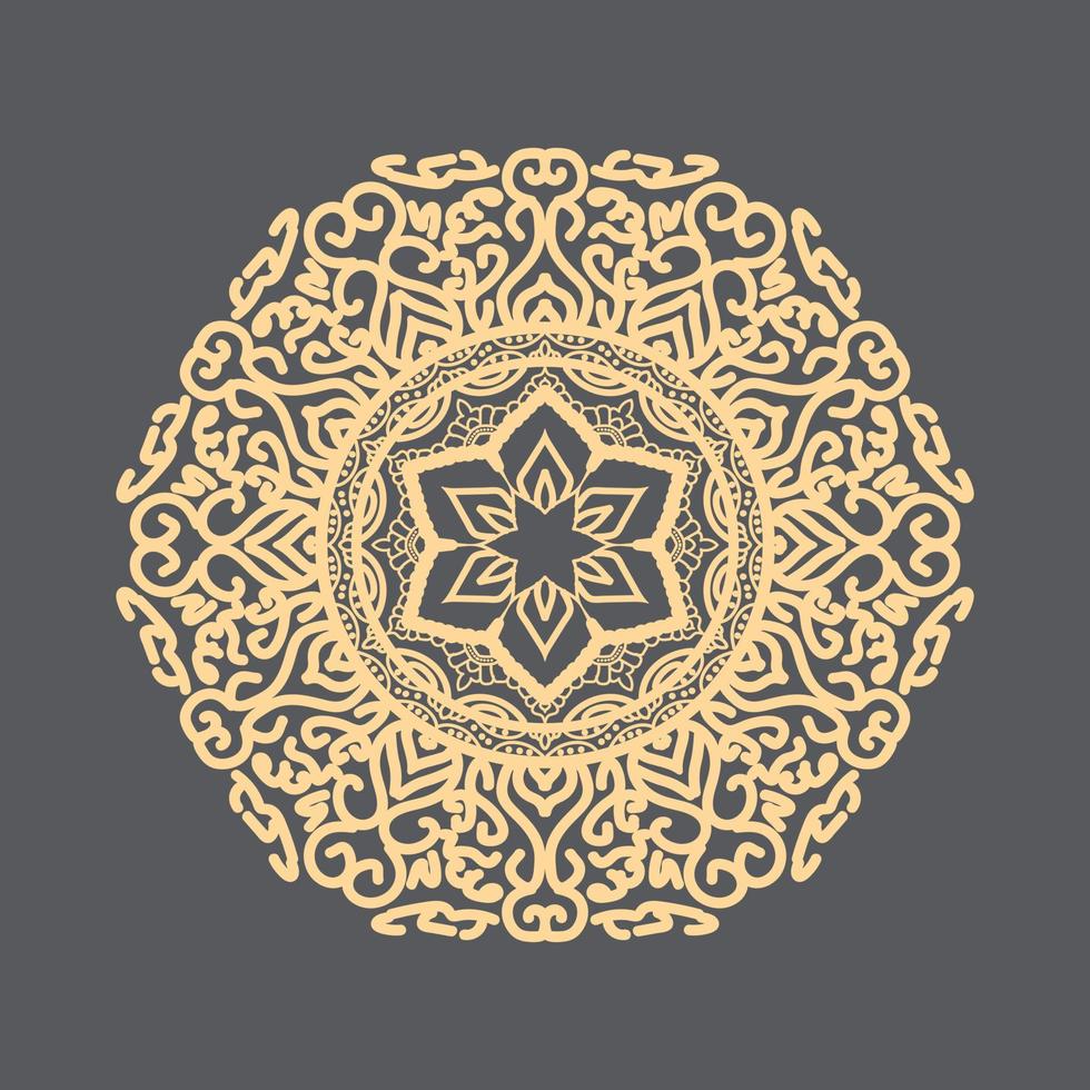 luxury ornamental mandala background design,pattern in form of mandala for Henna, Mehndi, tattoo, decoration. Decorative ornament in ethnic oriental style. Coloring book page vector