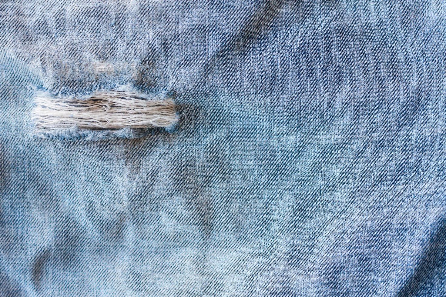 Jeans torn denim texture photo