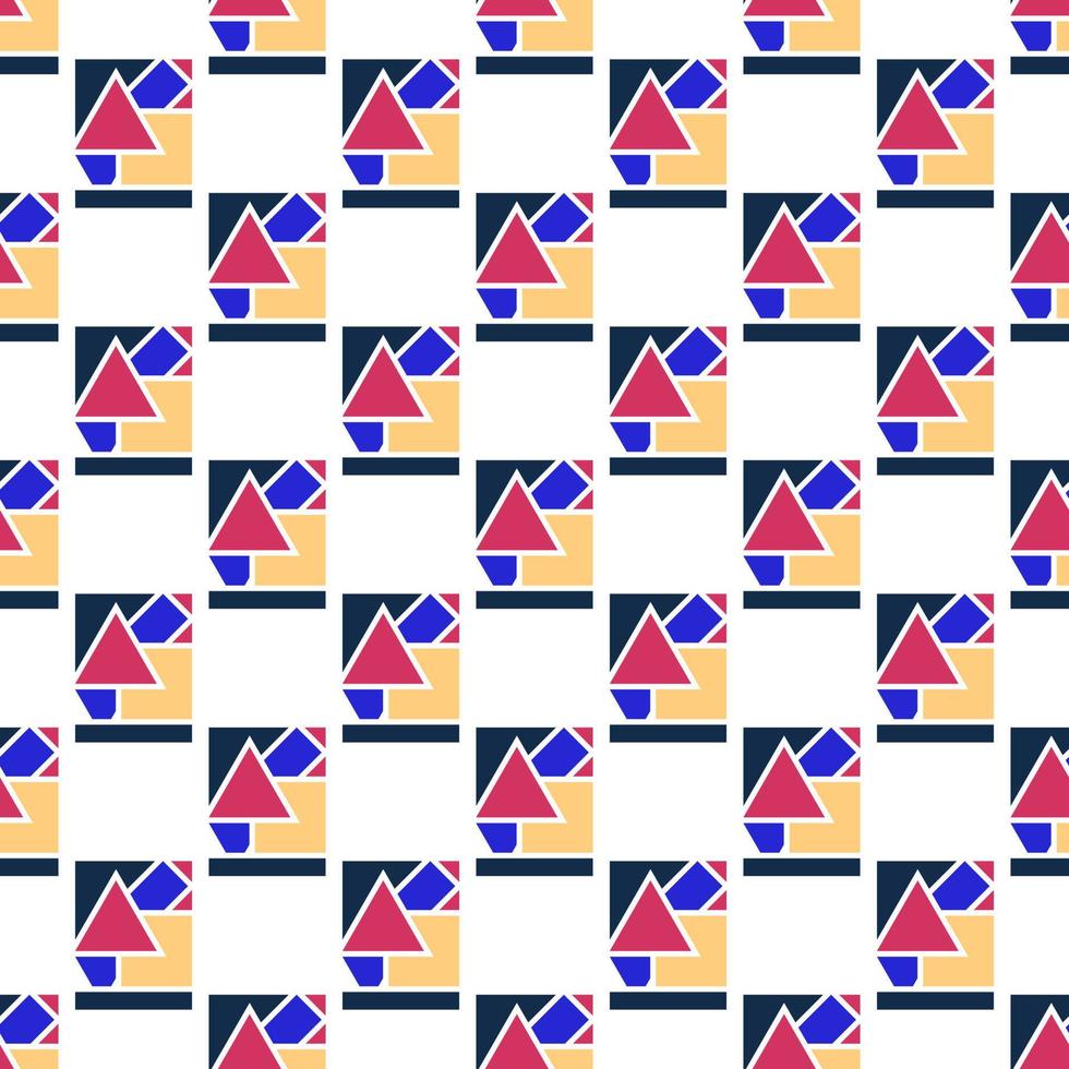 Seamless geometric modern pattern design vector