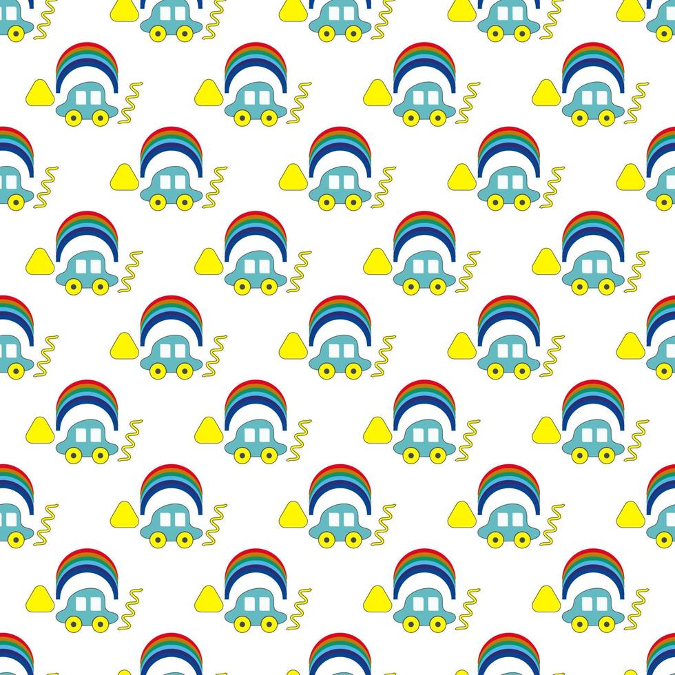 Seamless School Kids doodle playing fabric repeat pattern design art collection illustration background pro download vector