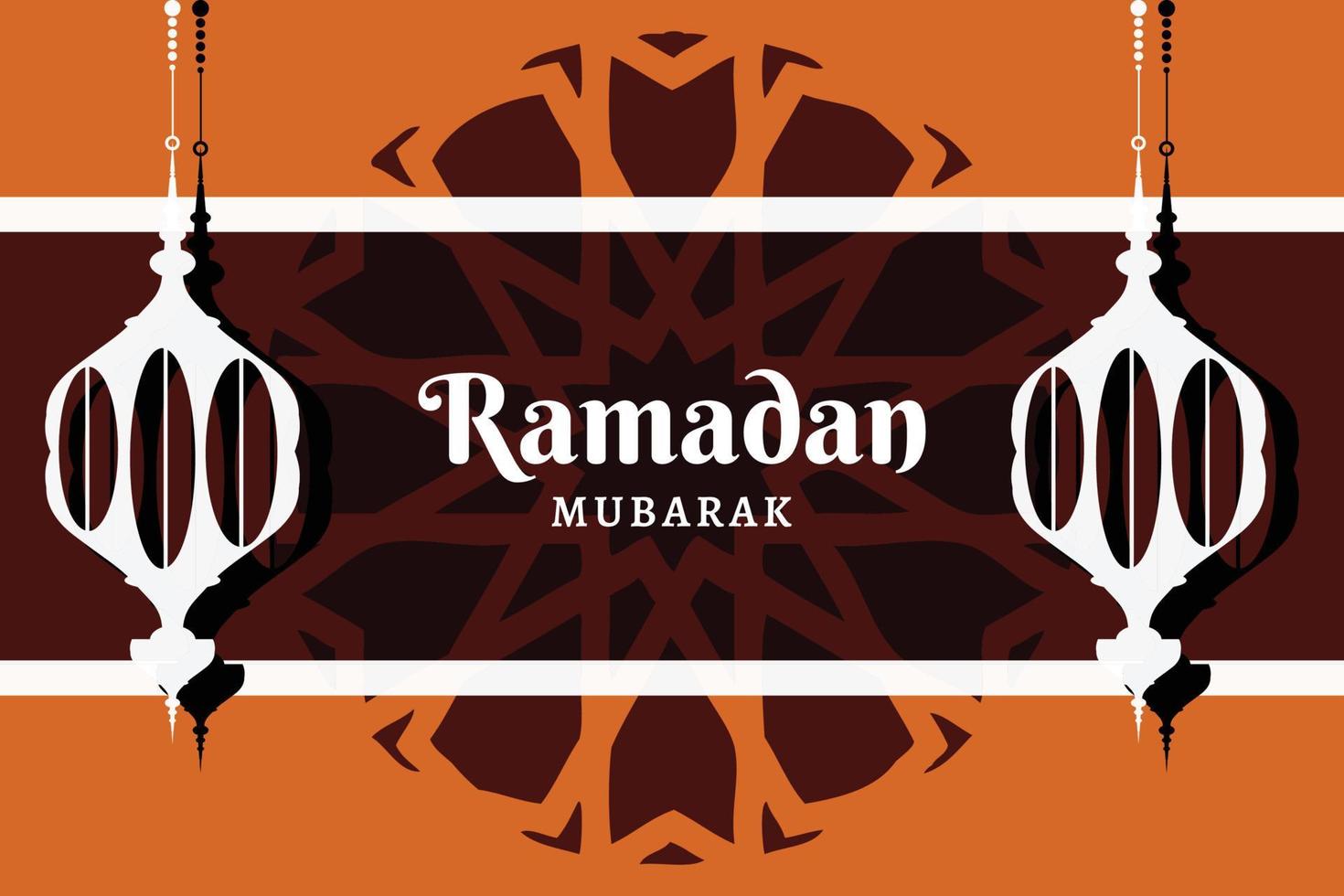 Eid Mubarak Vector Illustration Banner and Social Media Post