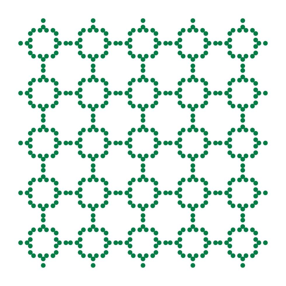 Green dotted pattern background wallpaper vector