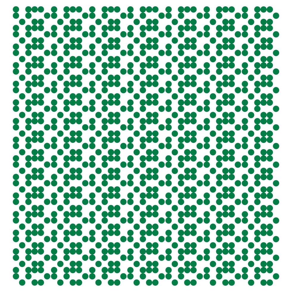 fondo de pantalla de patrón de puntos verdes vector