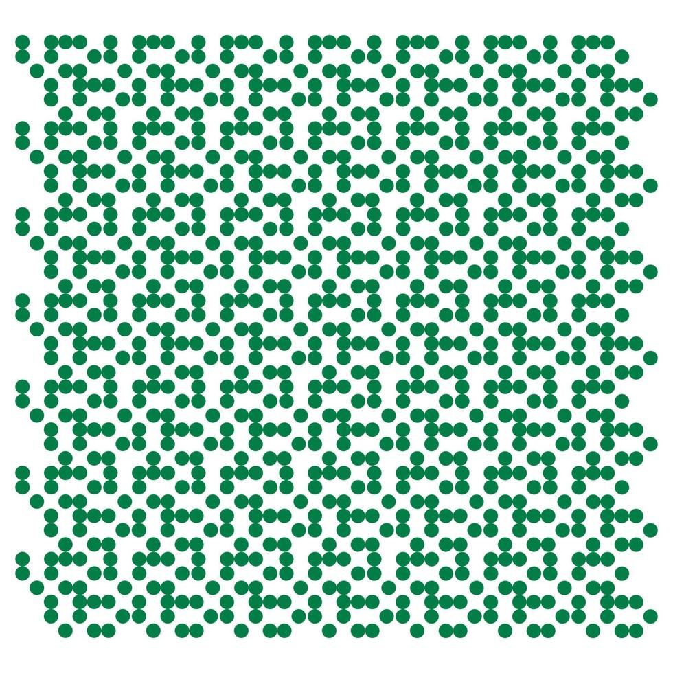 Green dotted pattern background wallpaper vector