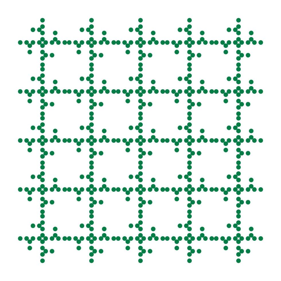 Green dotted pattern background wallpaper vector