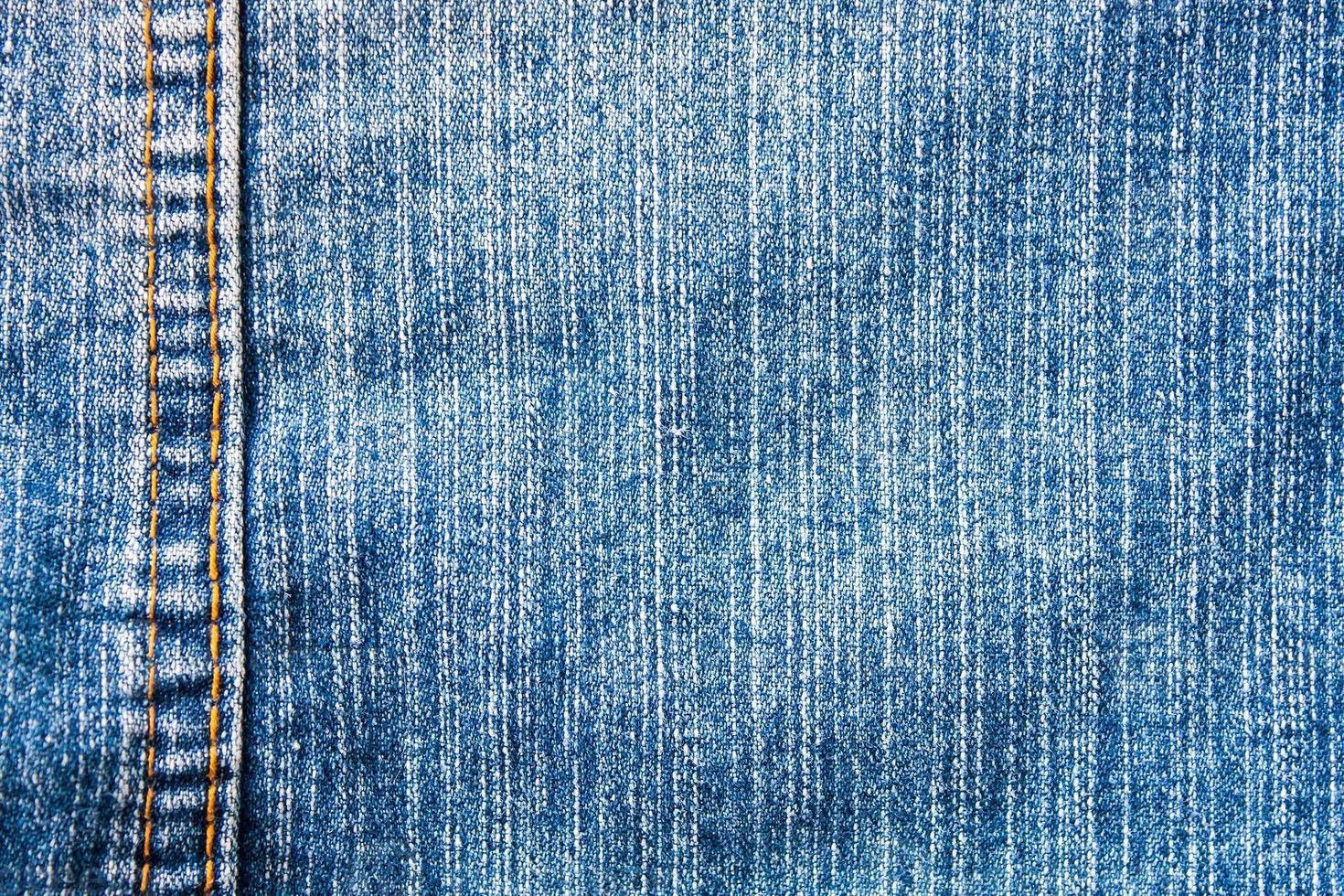 Close up of blue jeans photo