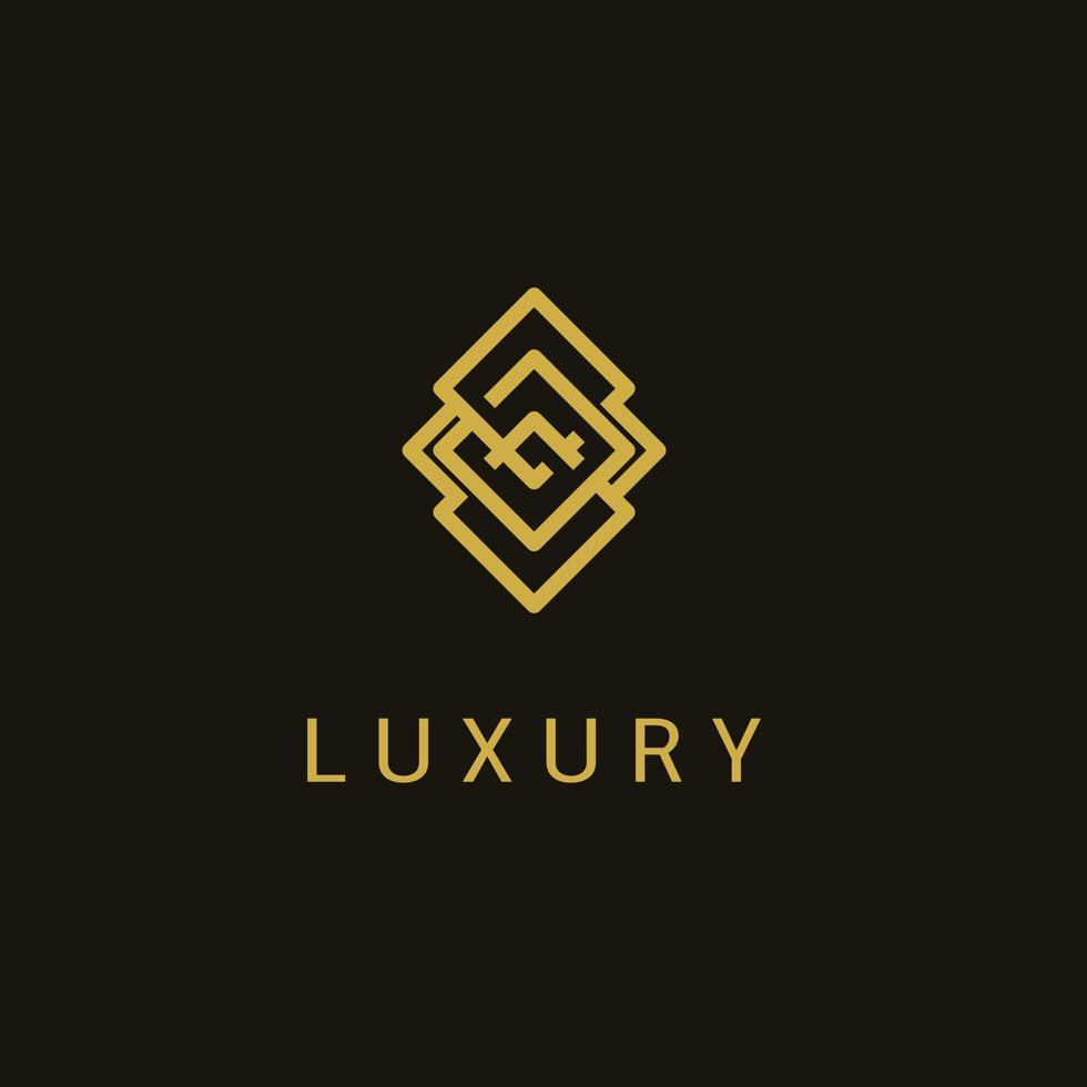 ornament Luxury Logo abstract shape vector symbol Logotype concept icon ...