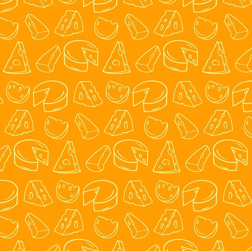 Cheese Background Pattern vector