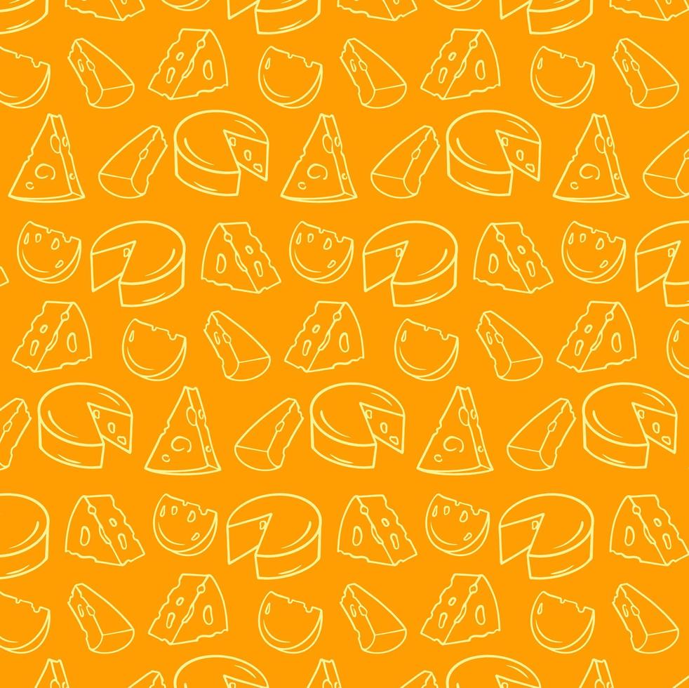 patrón de fondo de queso vector